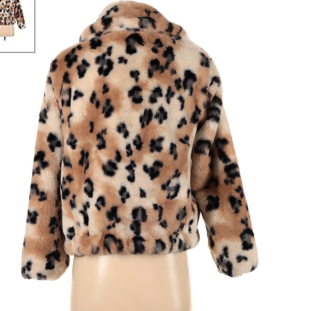 Cheetah Print Fuzzy Jacket